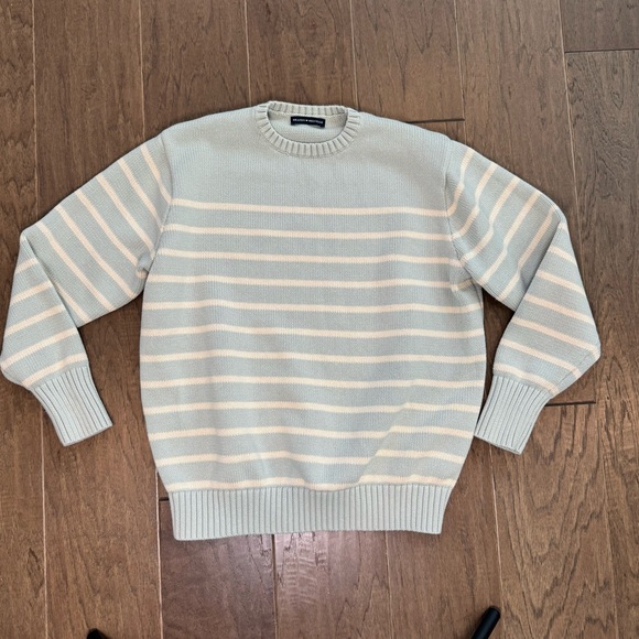 Brandy Melville Striped Crewneck Sweater - Picture 1 of 9